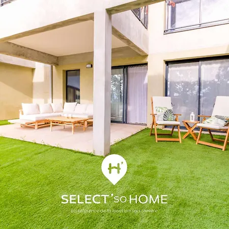 Select'sohome - Joli Avec Jardin Privatif Et Parking - Capnat-f08 *