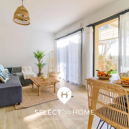 Apartamento Select'sohome - Joli Avec Jardin Privatif Et Parking - Capnat-f08 *