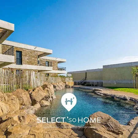 Select'sohome - Joli Avec Jardin Privatif Et Parking - Capnat-f08 Apartamento *